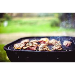 Espetadas de lombo com molho suave