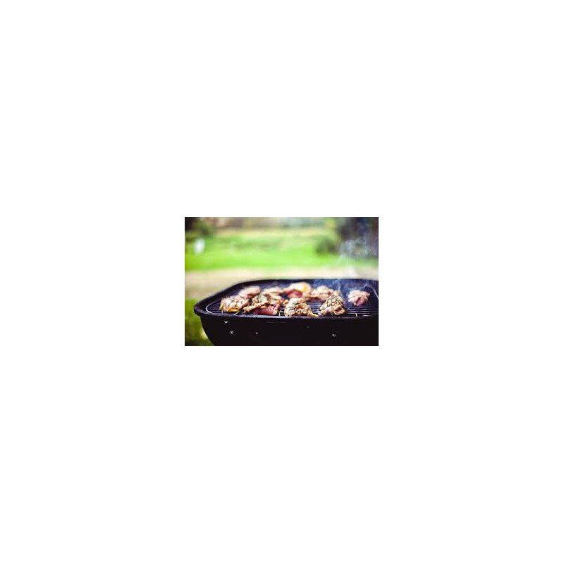 Loin skewers with mild sauce